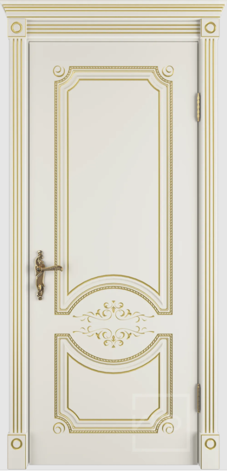 Слоновая кость эмаль патина золото