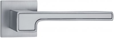 Матовый хром/белый