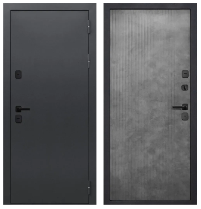 Букле графит/Бетон лофт грей