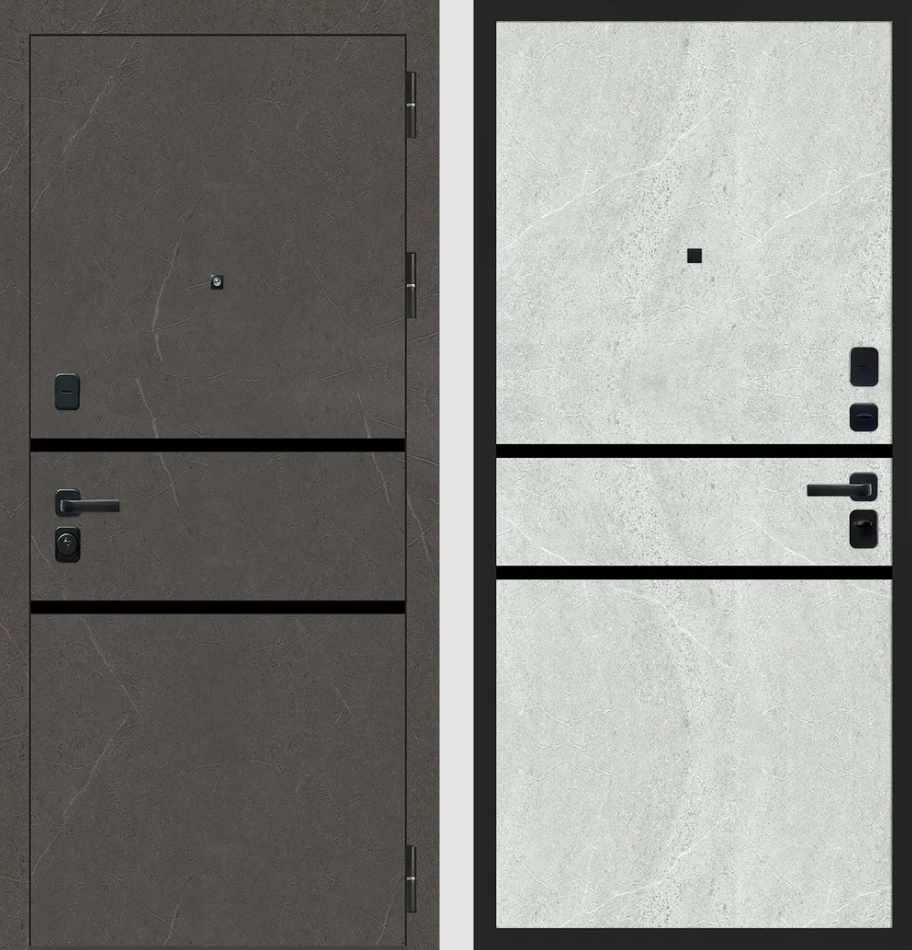 Мрамор грей темный/Мрамор грей светлый