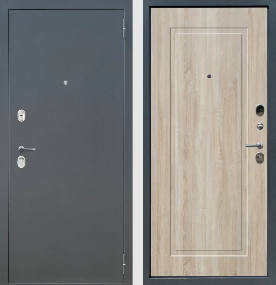 Бетон графит/Дуб Сонома светлый