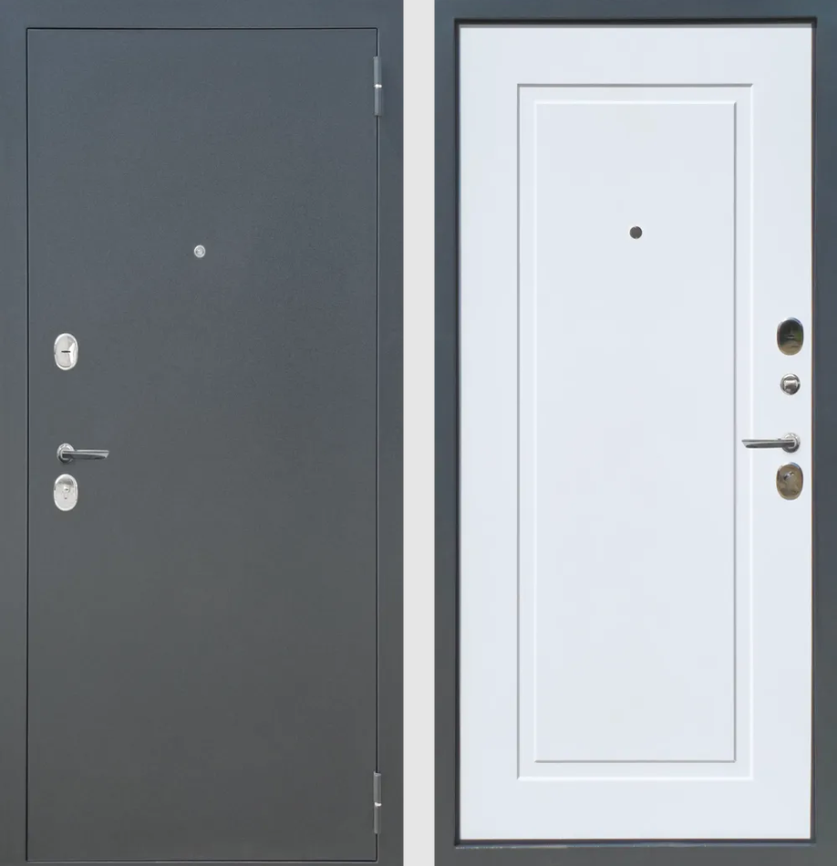 Бетон графит/Velluto Bianco