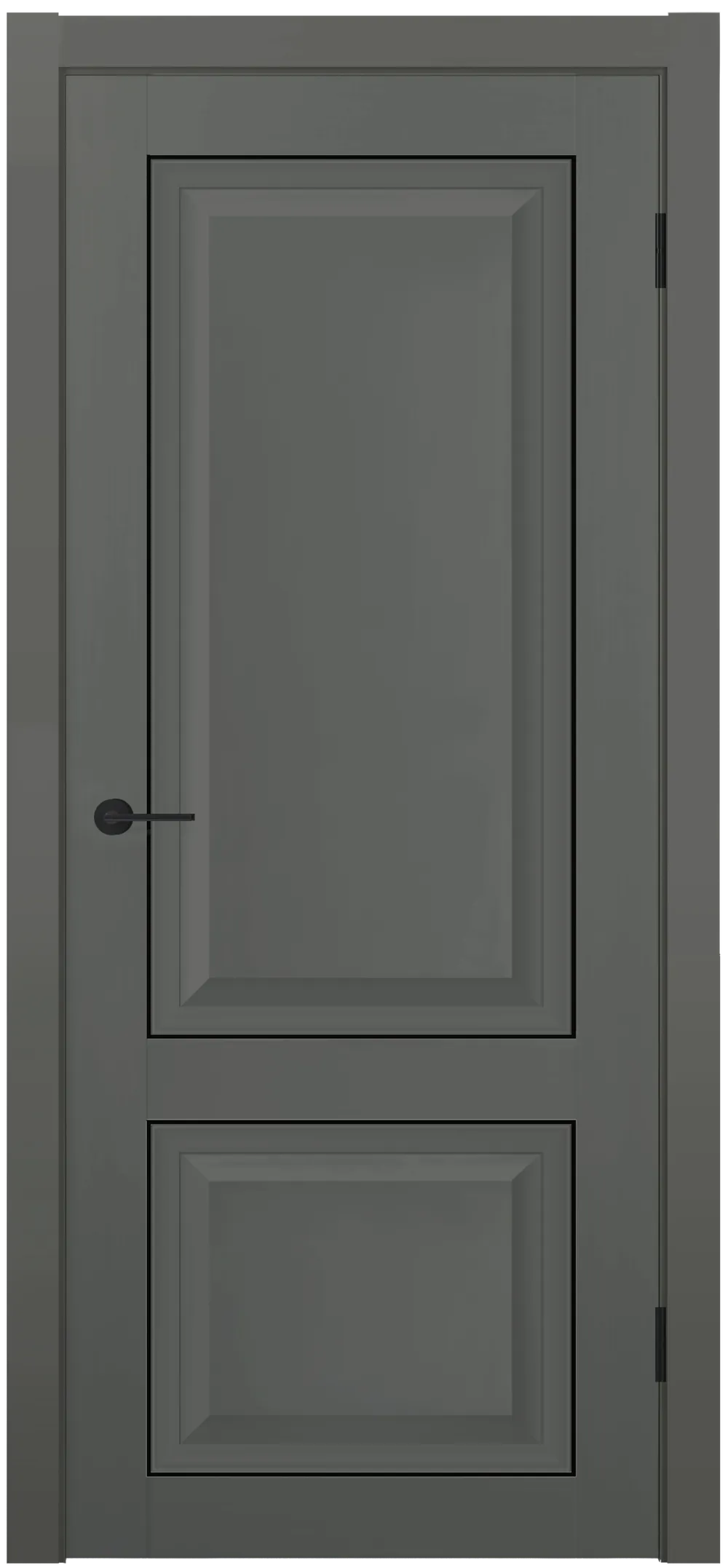 Графит полипропилен Молдинг Черный