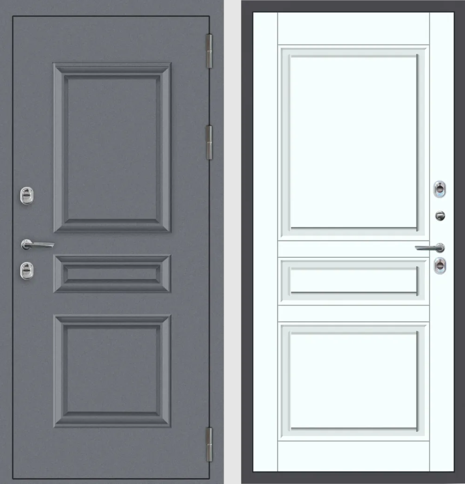 Букле графит/Velluto Bianco